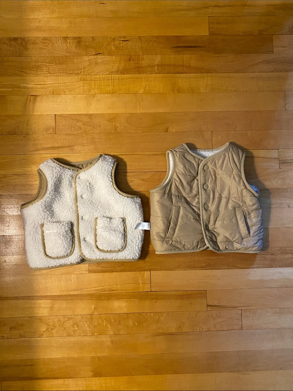 Little co by Lauren Conrad Kids Reversible Sherpa and Quilted Vest 18 mo